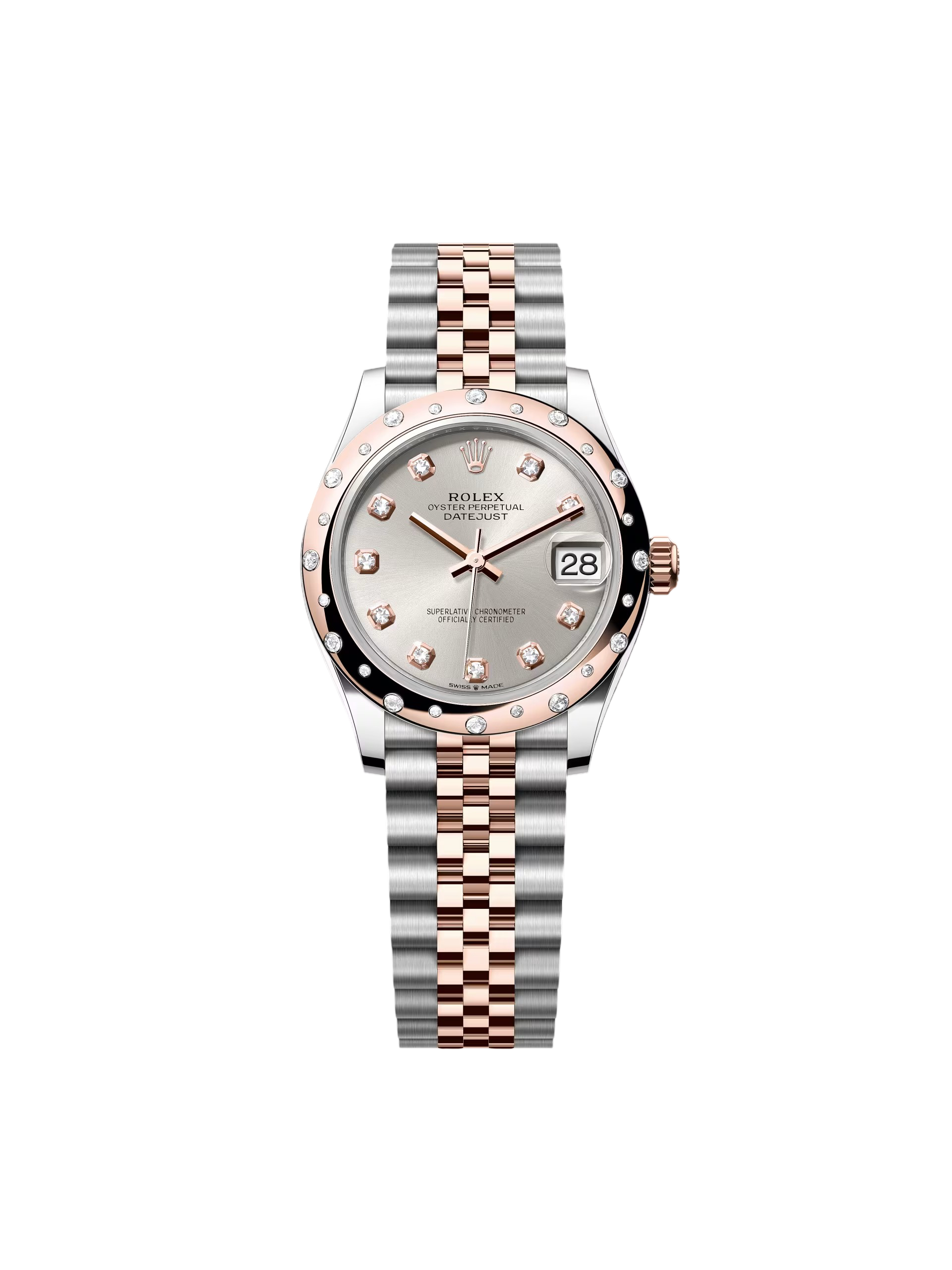【Super Clone】ROLEX Datejust m278341-0015/0016 Silver Dial 31mm Oyster Bracelet