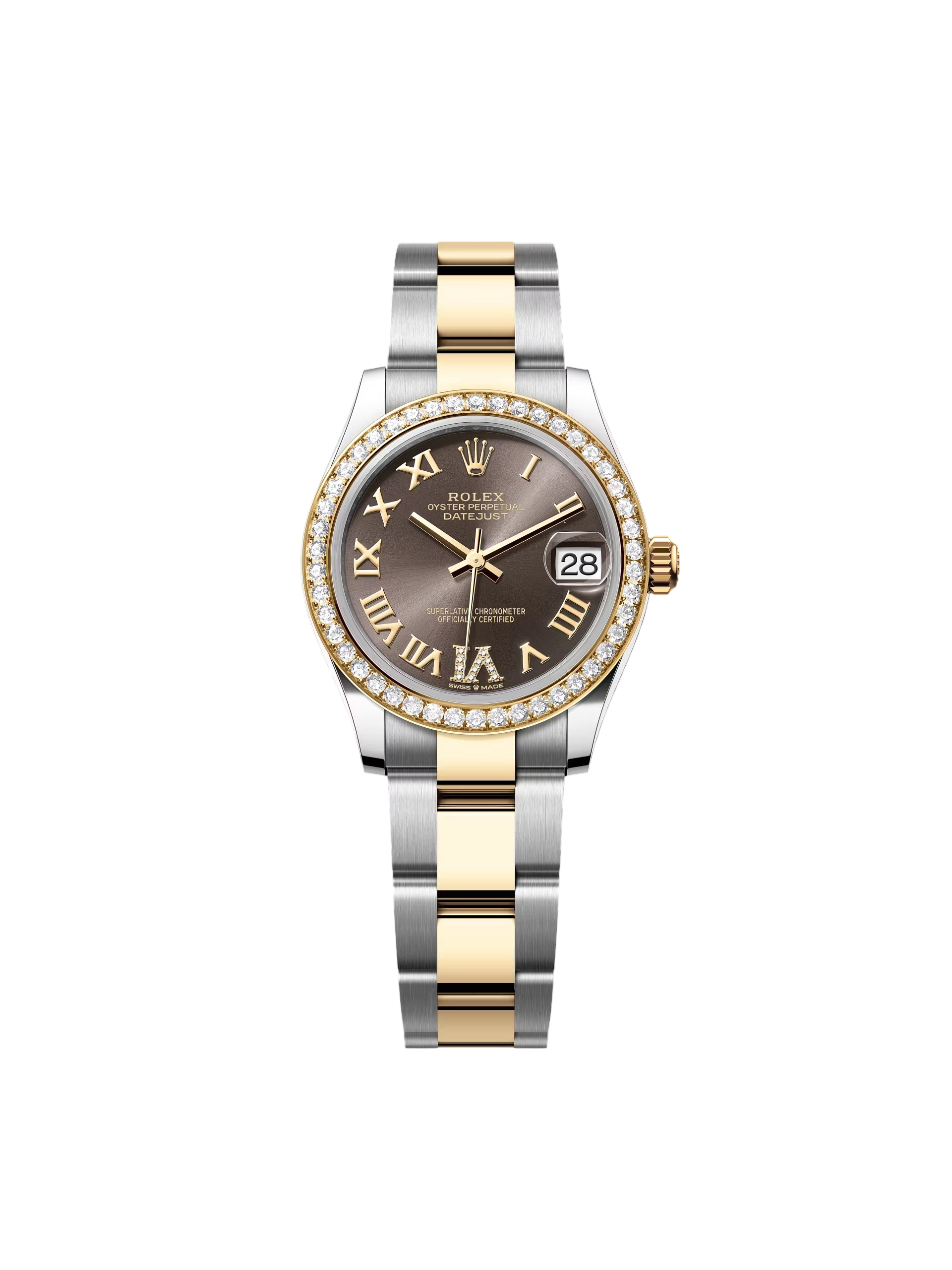 【Super Clone】ROLEX Datejust m278383RBR-0017/0018 31mm Dark Grey Dial Oyster Bracelet