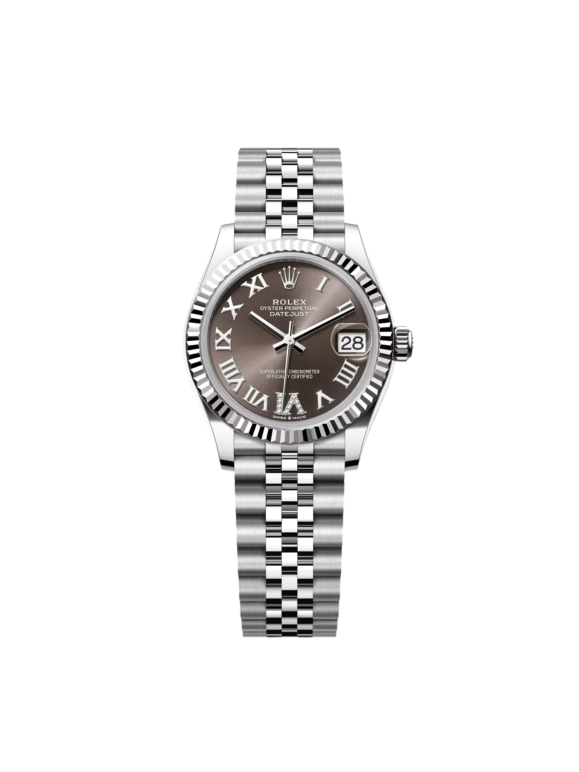【Super Clone】ROLEX Datejust m278274-0027/0028 Dark Grey 31mm Dial Oyster Watch