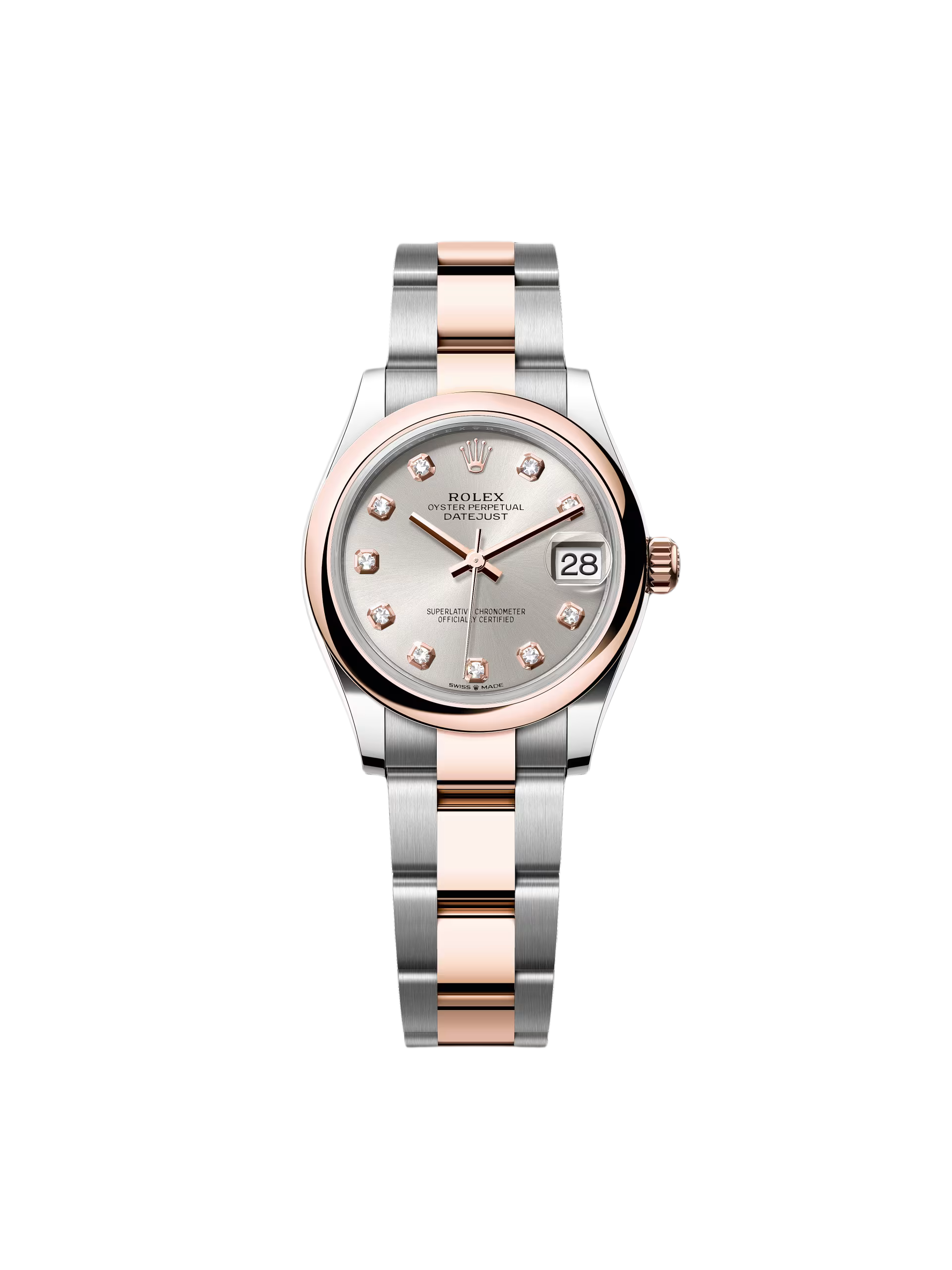 【Super Clone】ROLEX Datejust m278241-0015/0016 Silver 31mm Dial Oyster Bracelet Watch