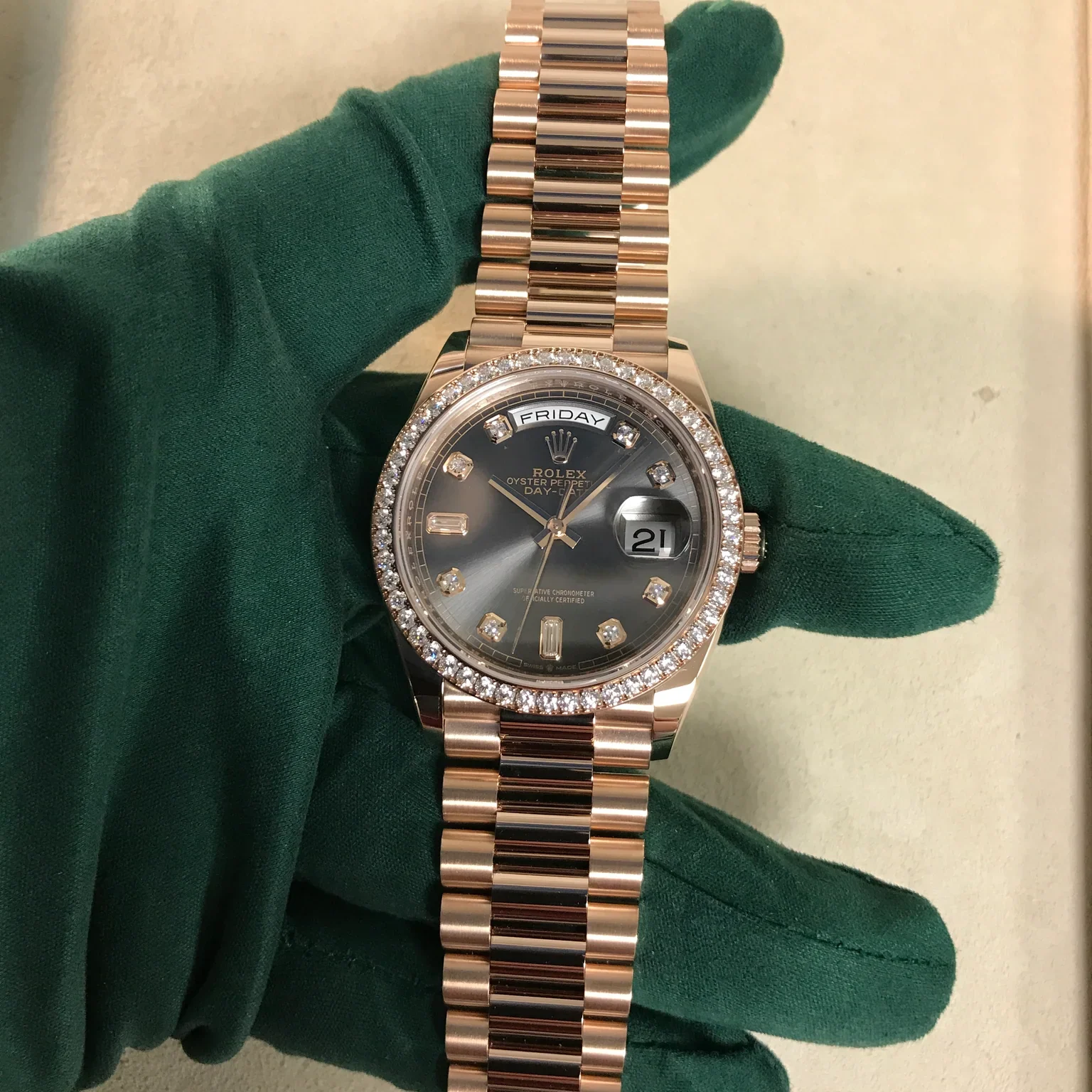 【Super Clone】ROLEX  Day-Date M128345RBR-0052 36mm
