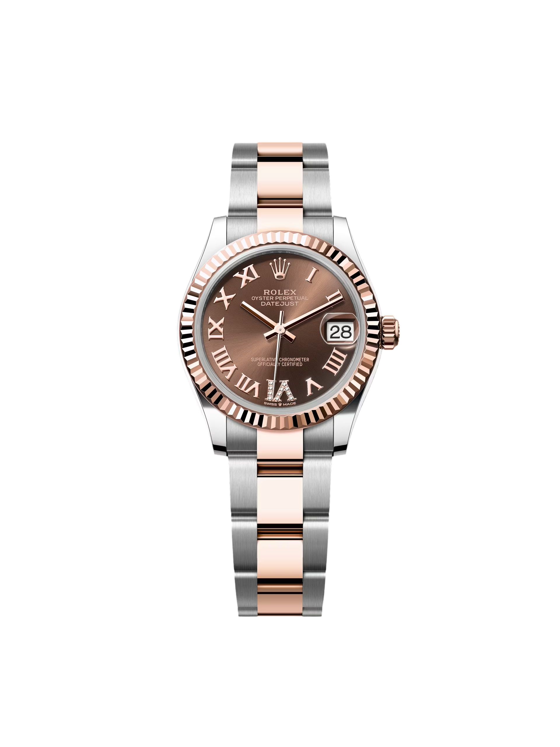【Super Clone】ROLEX Datejust m278271-0003/0004 Chocolate 31mm Dial Oyster Bracelet Watch