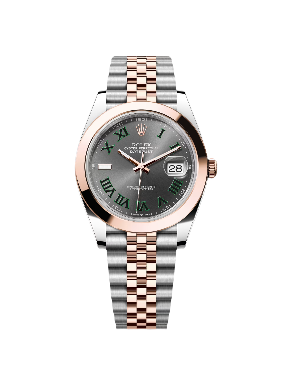 【Super Clone】ROLEX Datejust 41mm 126301 Sundust Slate Roman Dial Oyster Bracelet
