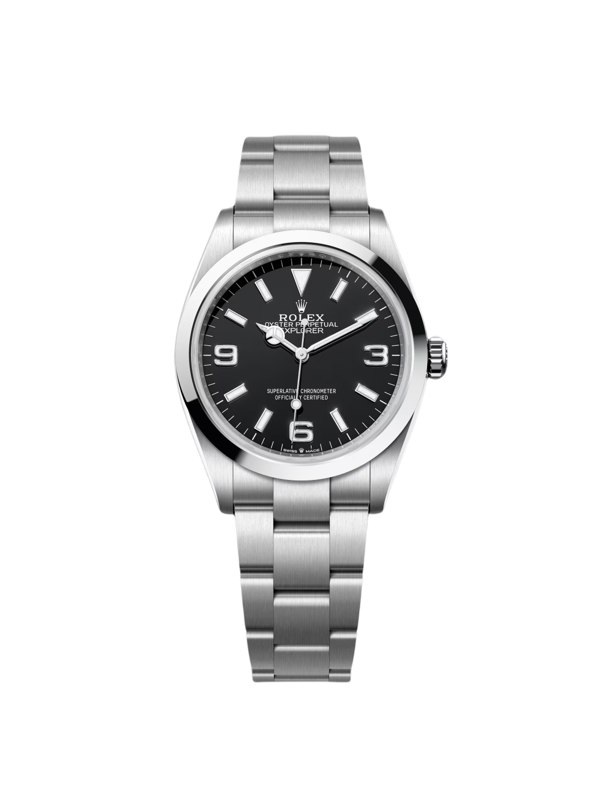 【Super Clone】ROLEX  Explorer 124270 Black 36mm Men’s Watch
