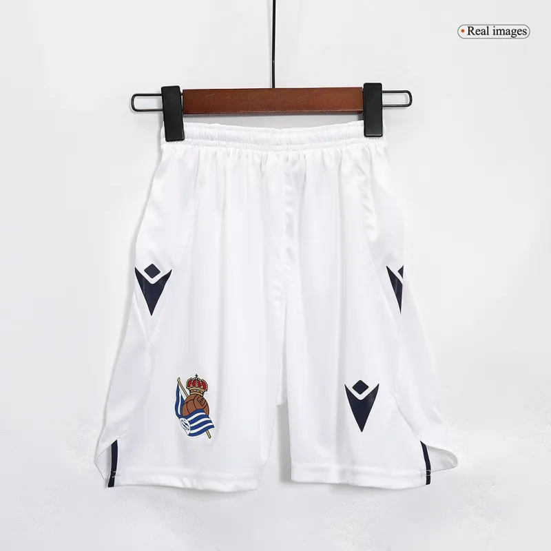Kids Real Sociedad 2023/24 Home Kit Jersey+Shorts