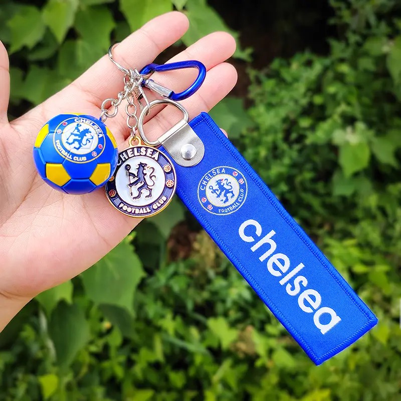 Real Madrid, Barcelona, Manchester City, Liverpool Club Keychain Football Gift