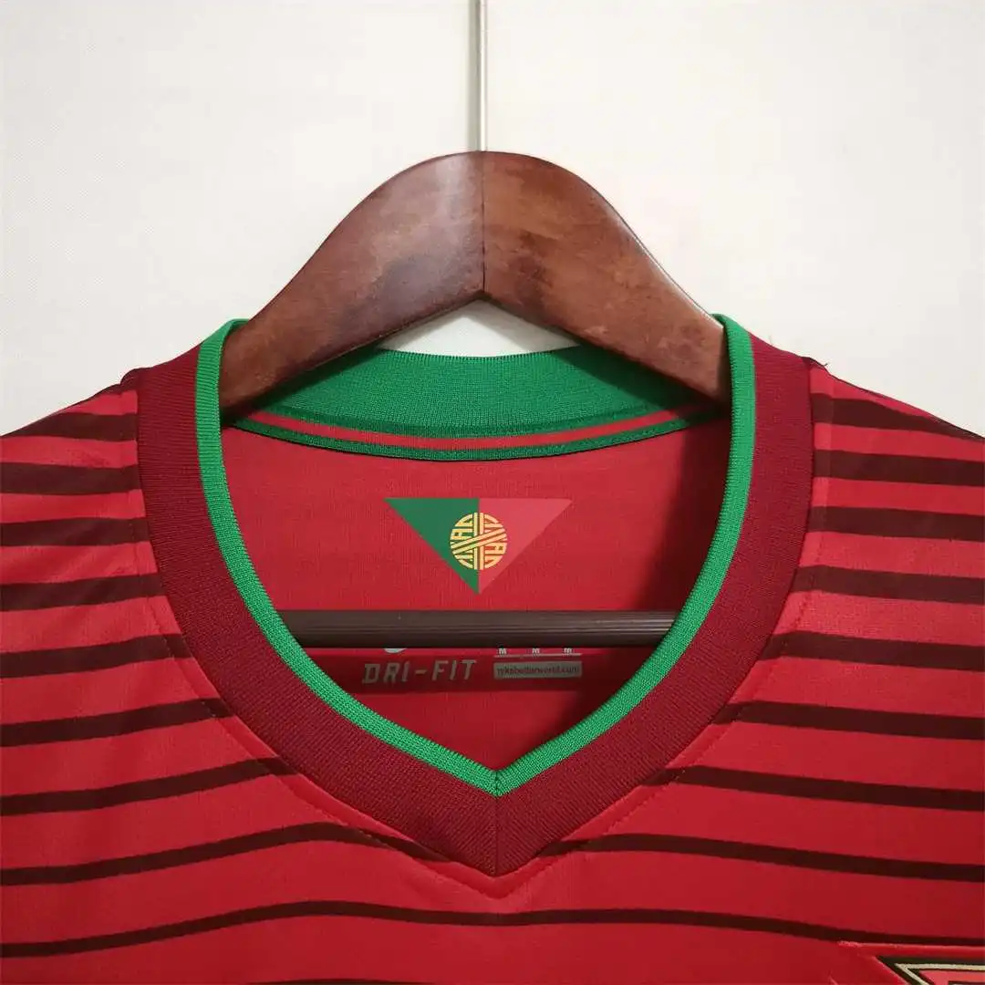 2014 Portugal Retro Jersey Home World Cup