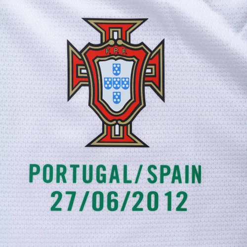 2012 Portugal Ronaldo #7 Retro Jersey Away Replica Euro Cup