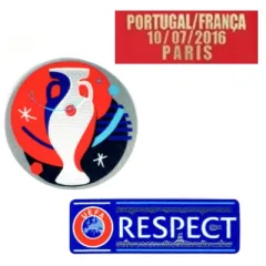 2016 Portugal Retro Jersey Home Euro Cup