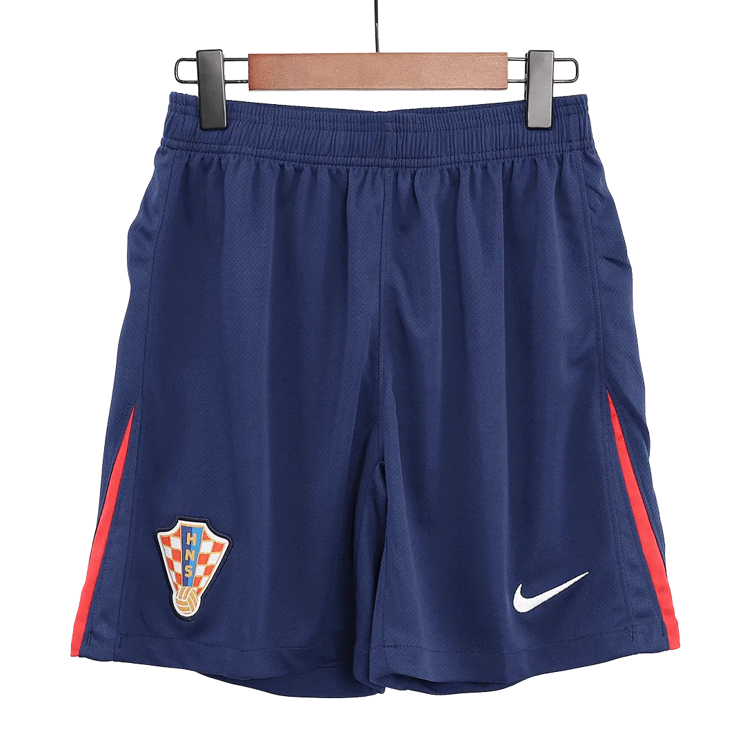 Men's Croatia Away Kit(Jersey+Shorts) Euro 2024