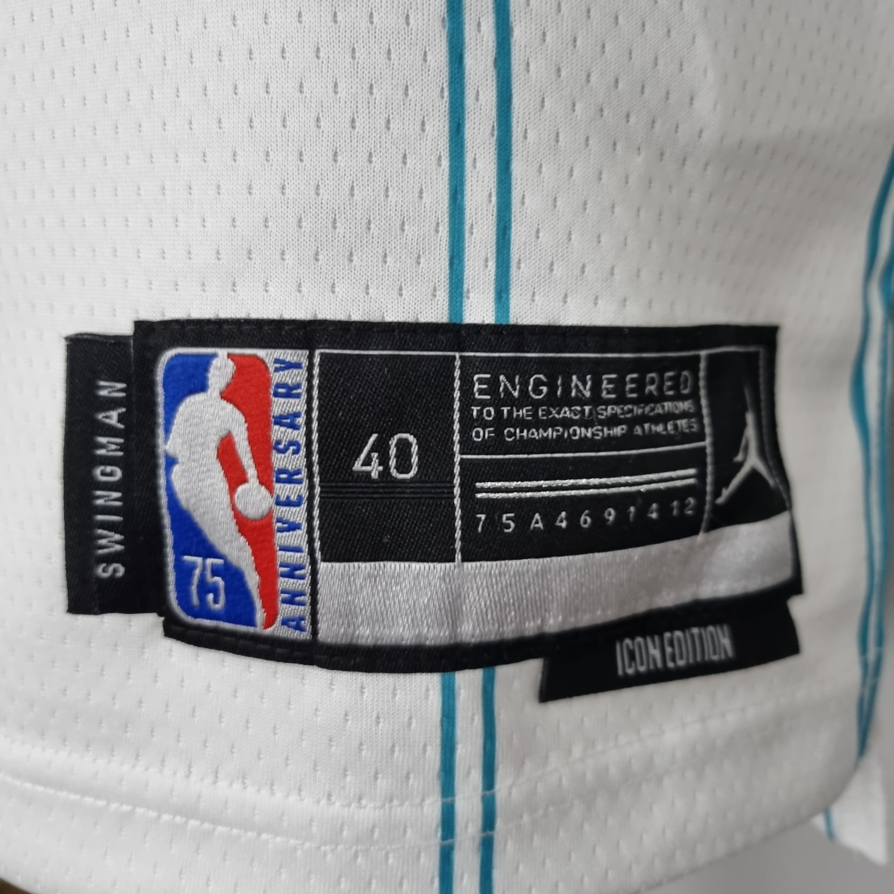 LaMelo Ball Charlotte Hornets 75th Anniversary Swingman Jersey White