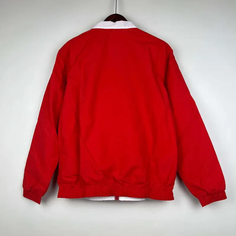 2023-2024 Ajax Reversible Windbreaker（Red-White）Soccer Jersey 1:1 Thai Quality