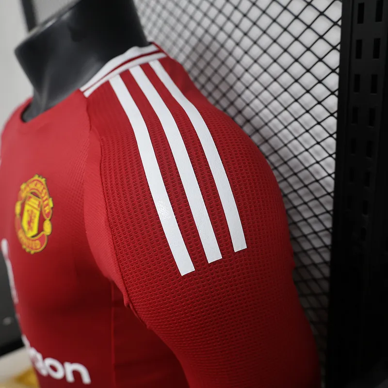 24-25 Manchester United Home Long Sleeve Player Version