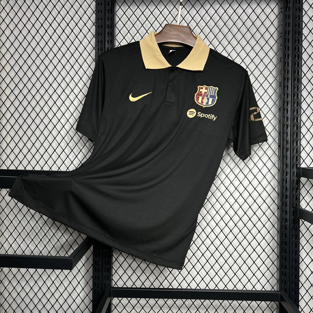 24-25 Barcelona Black POLO Shirt