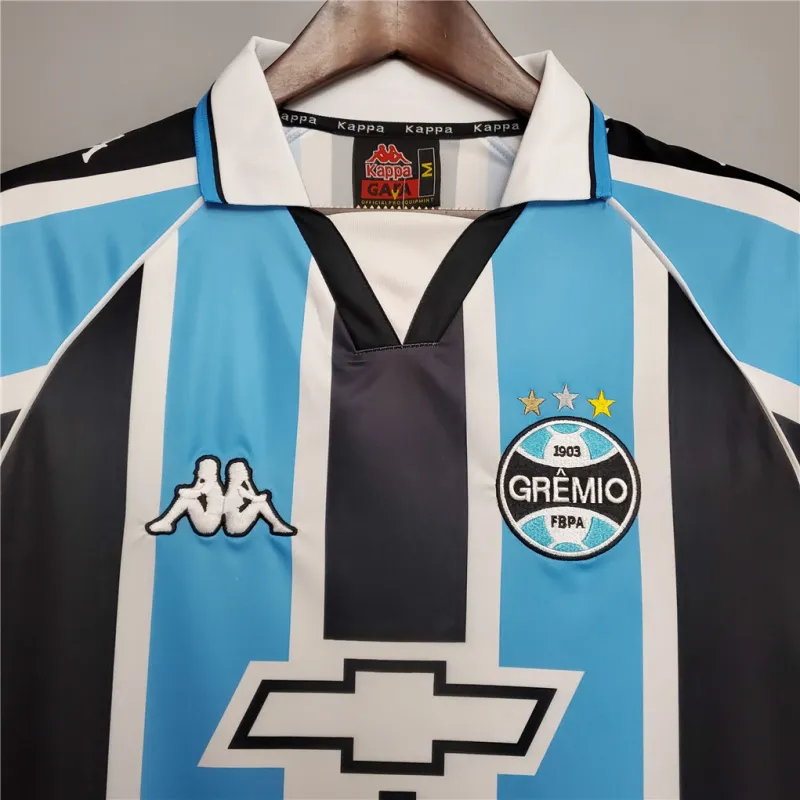 Grêmio FBPA 2000/01 Retro Soccer Jersey Home Replica