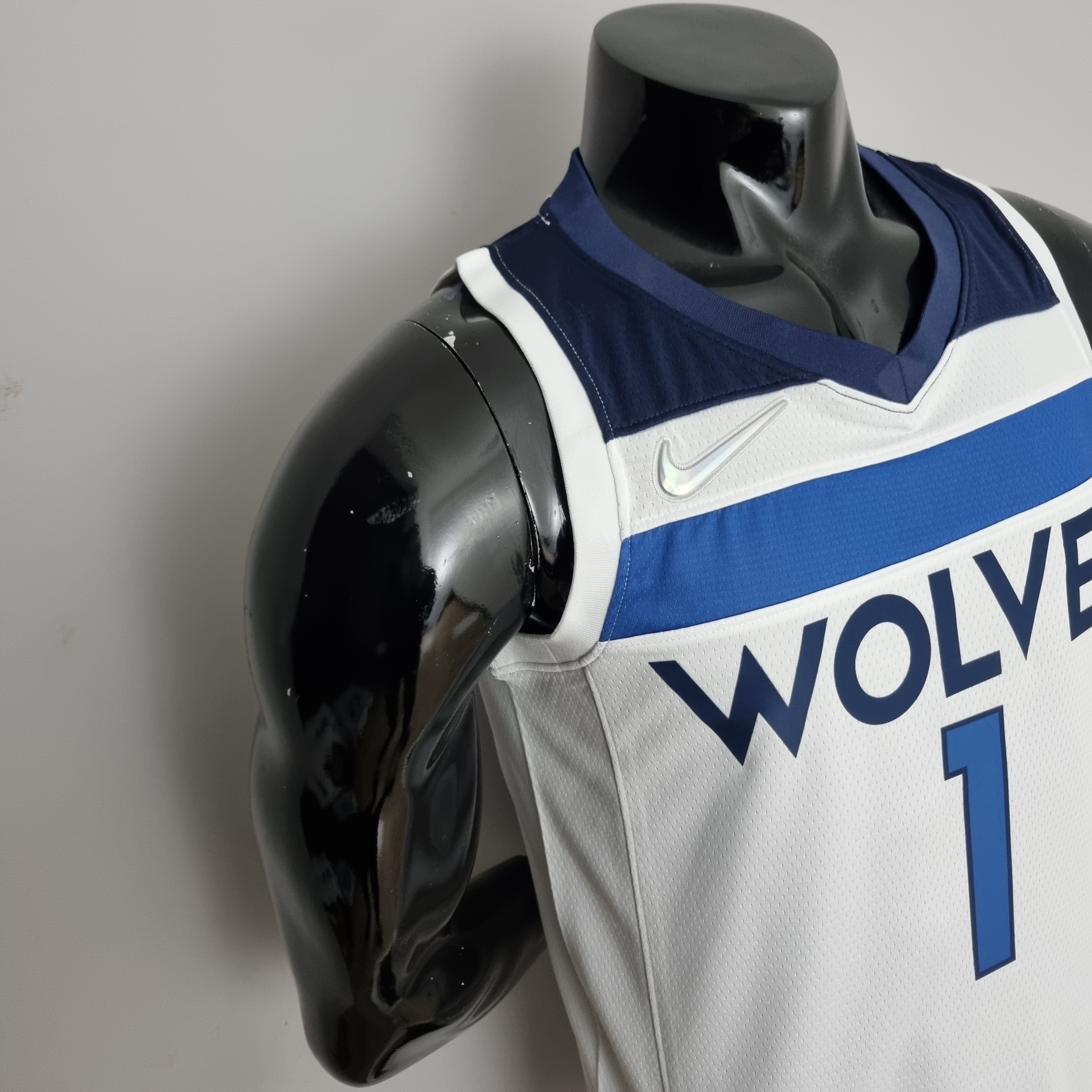 Anthony Edwards Minnesota Timberwolves 75th Anniversary Swingman Jersey White