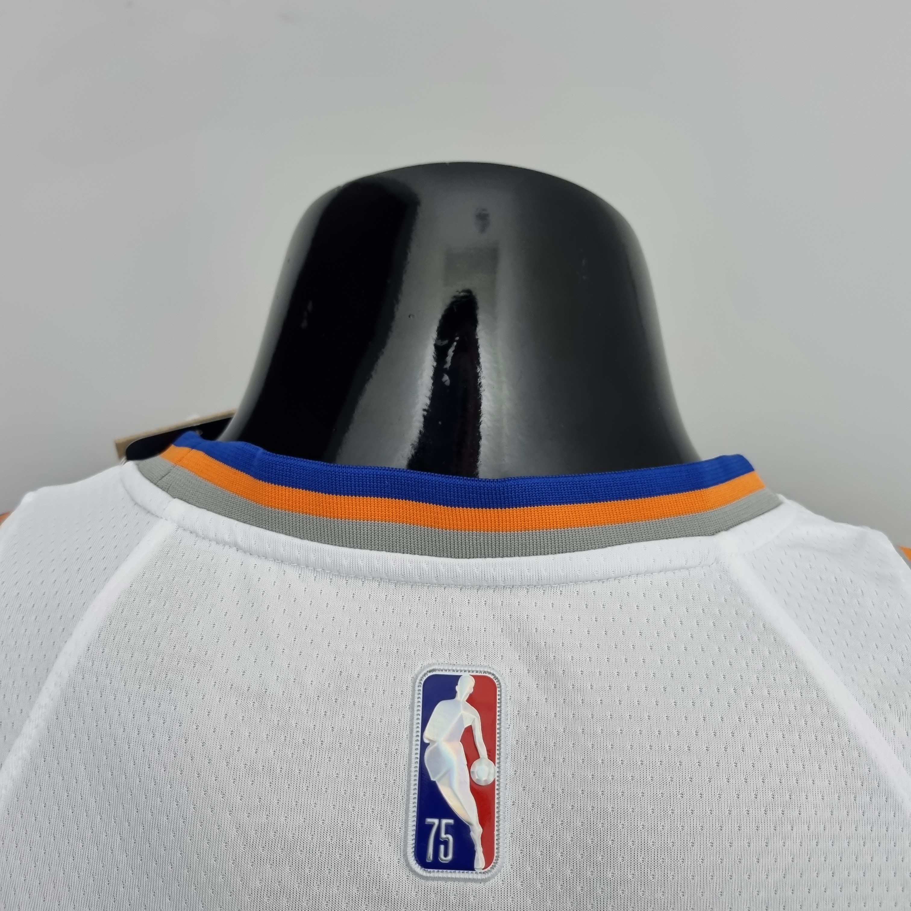 Carmelo Anthony New York Knicks 75th Anniversary Swingman Jersey White