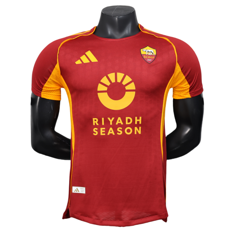 Roma Soccer Jersey Home Custom Shirt 25-26