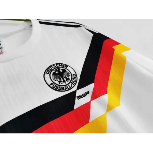West Germany Retro Jersey Home World Cup 1990