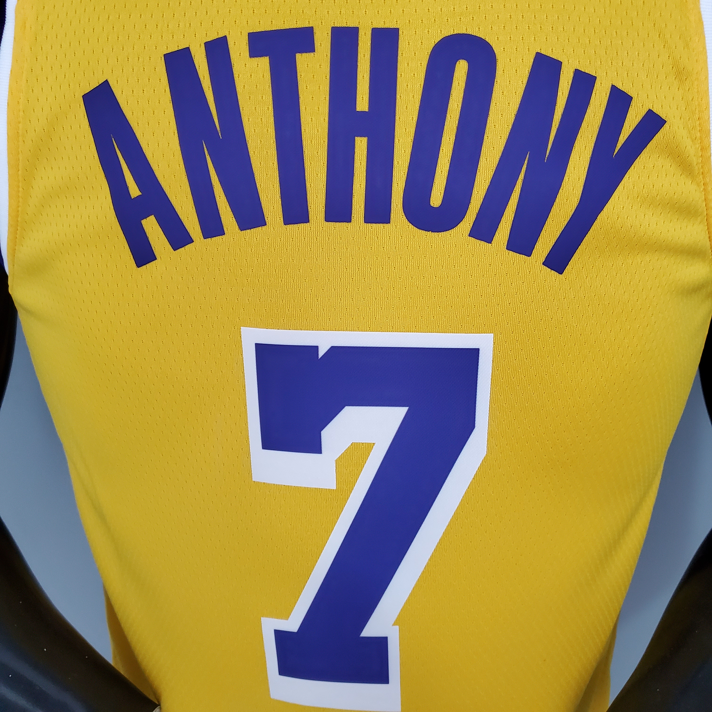 Carmelo Anthony Los Angeles Lakers 2020/21 Swingman Jersey Yellow
