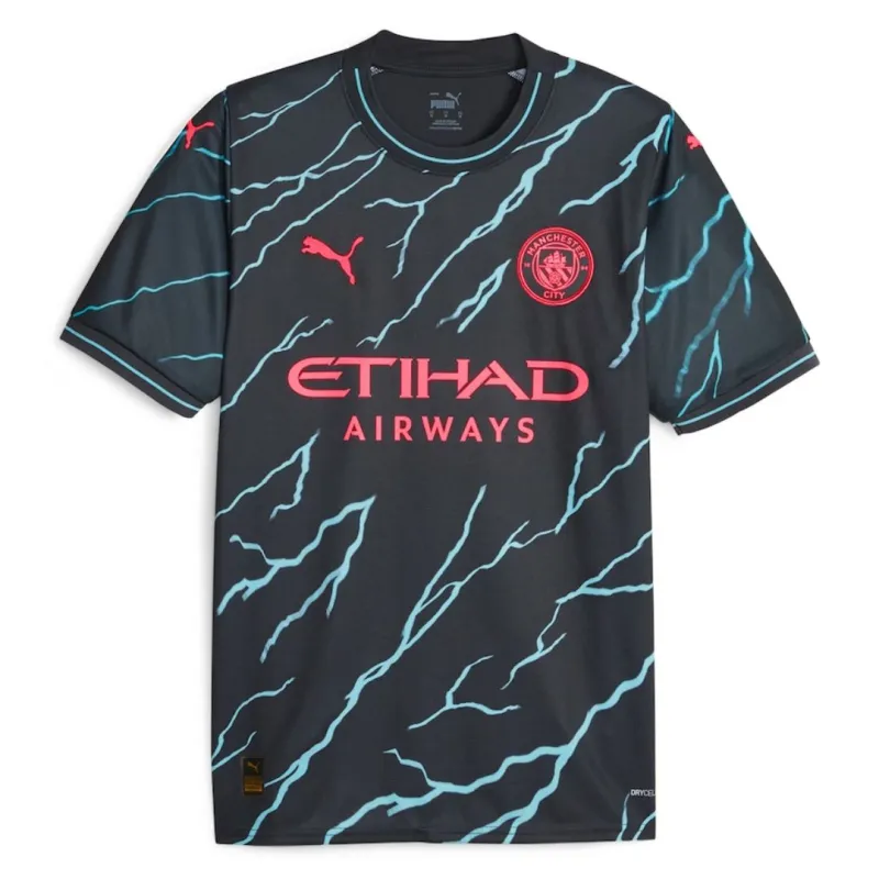 2023/24 HAALAND #9 DE BRUYNE #17 J.ALVAREZ #19 FODEN #47 Manchester City Third Away Jersey