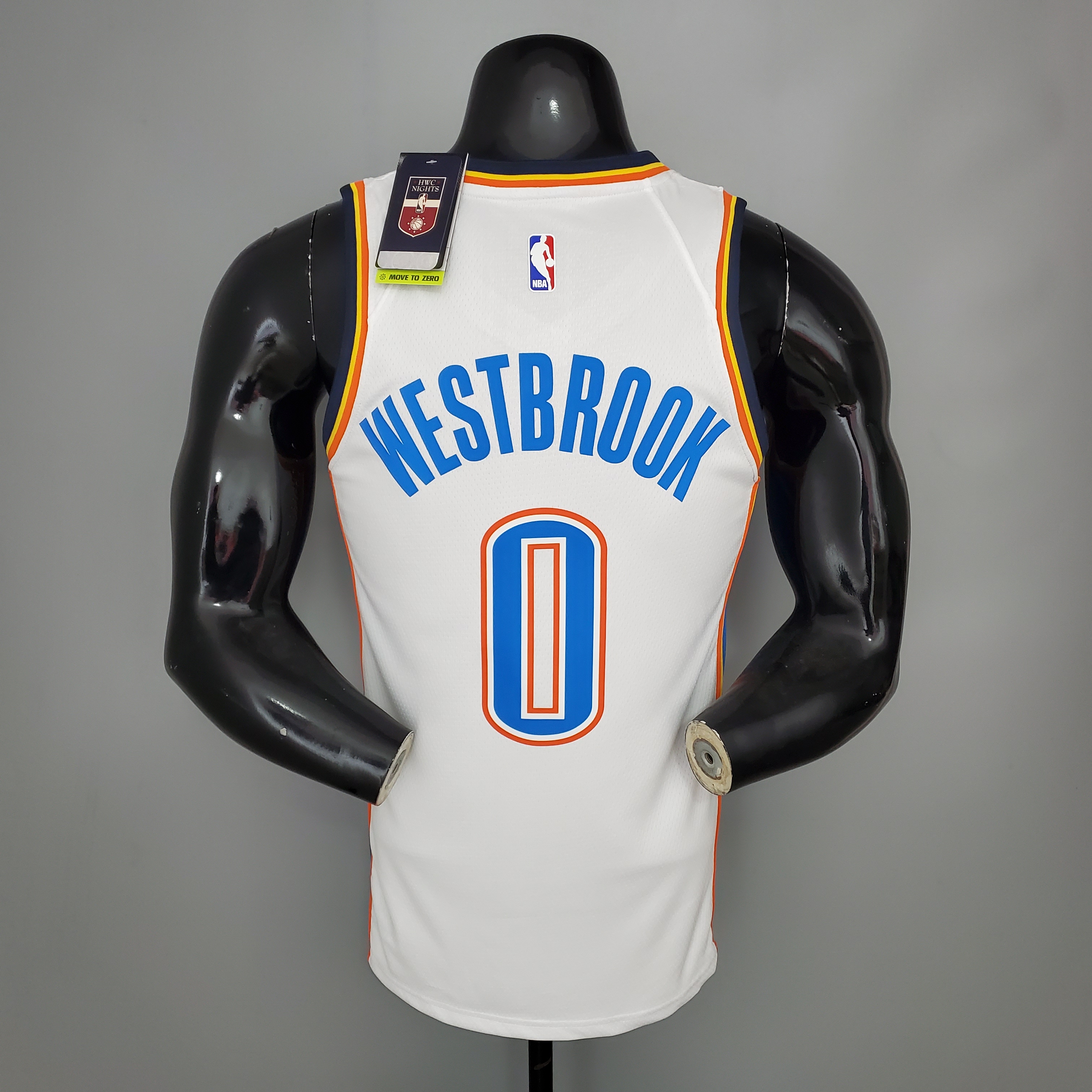 Russell Westbrook Oklahoma City Thunder Swingman Jersey White