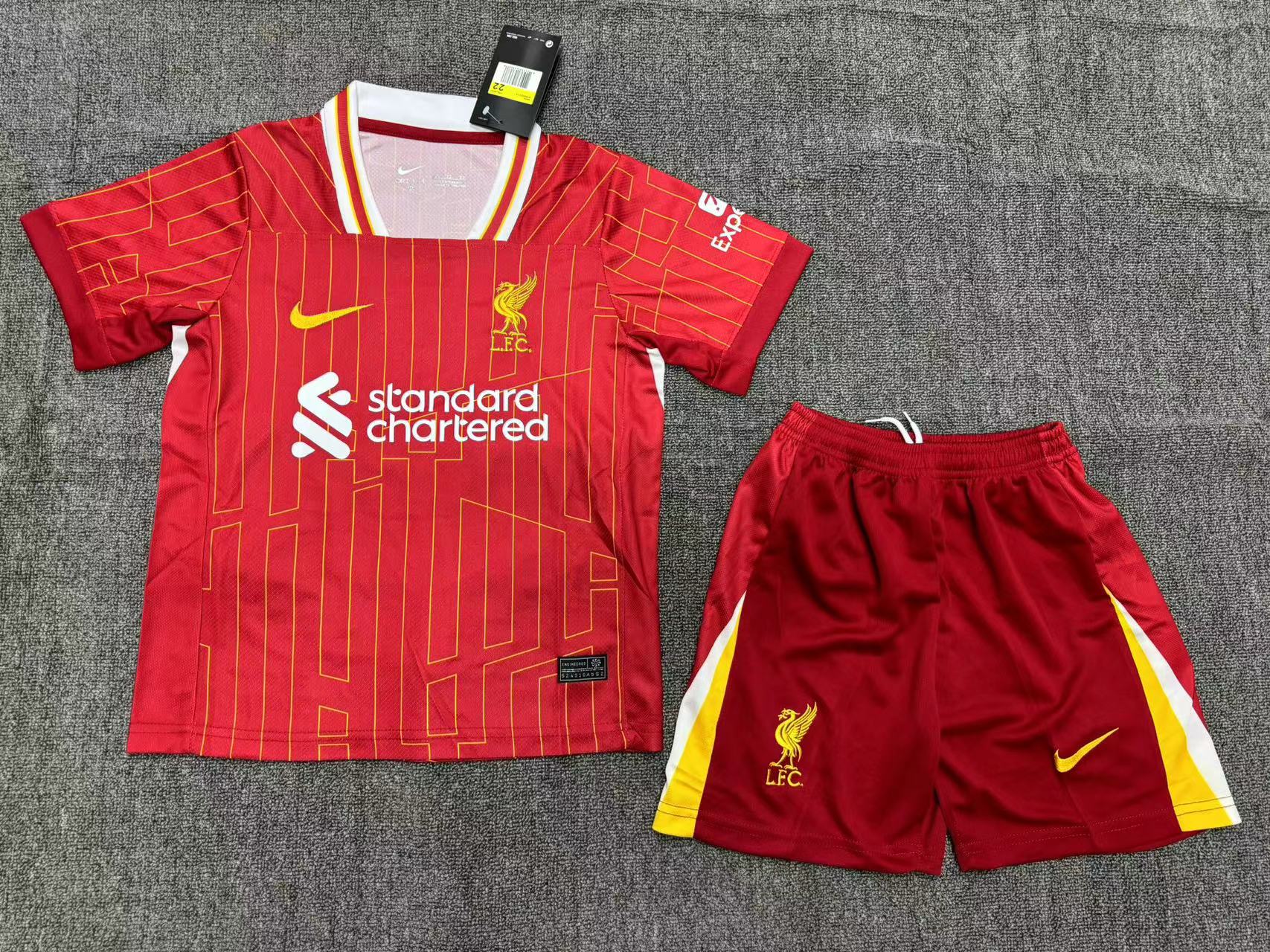Liverpool Home Kids Suit 24/25 - CHAMPIONS 24/25