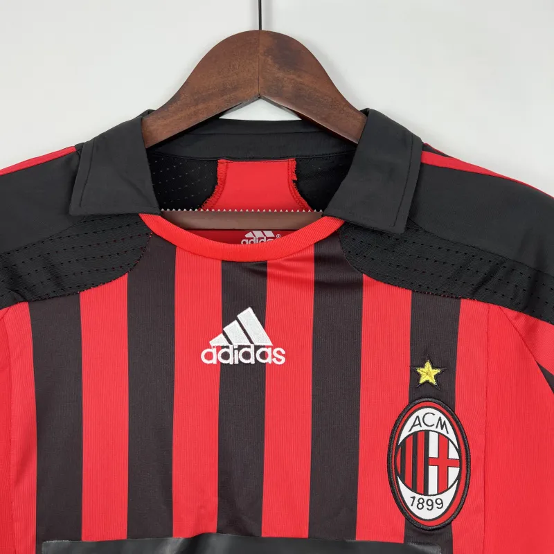 AC Milan Retro Jersey Home Long Sleeve 2007/08