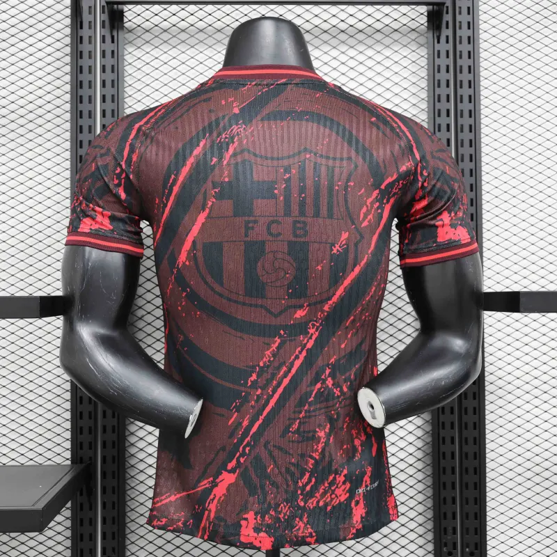 24-25 Barcelona Red Special Edition Player Version Shirt Soccer Jersey