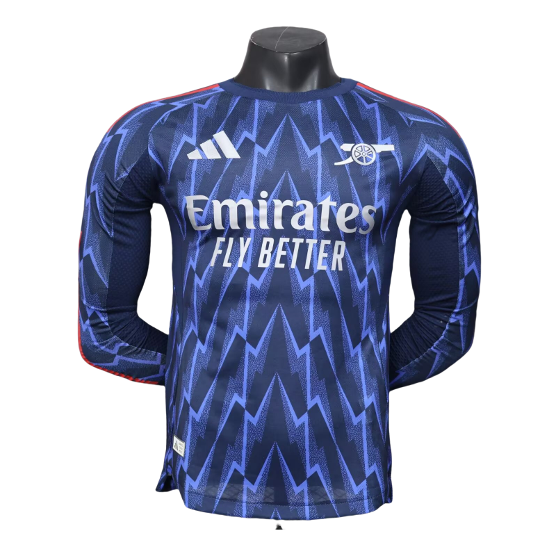 Arsenal Away Long Sleeve Football Jersey 2025-2026  player version