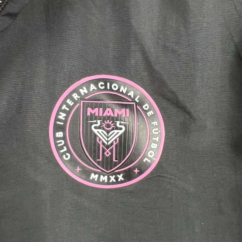 2023-2024 Inter Miami Reversible Windbreaker（black-pink）Soccer Jersey 1:1 Thai Quality