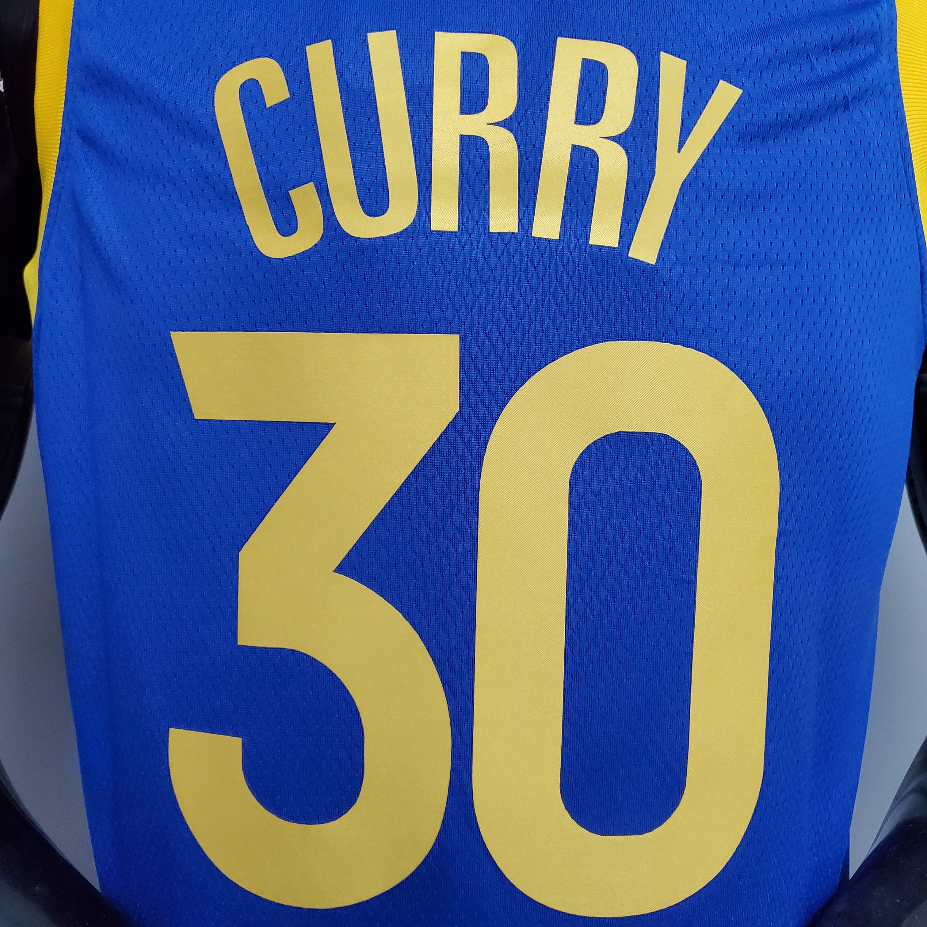 Stephen Curry Golden State Warriors Swingman Jersey Retro Blue