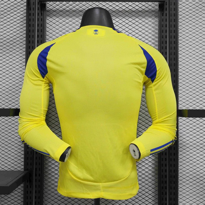 24-25 Al Nassr Home Long Sleeve Jersey Player Version