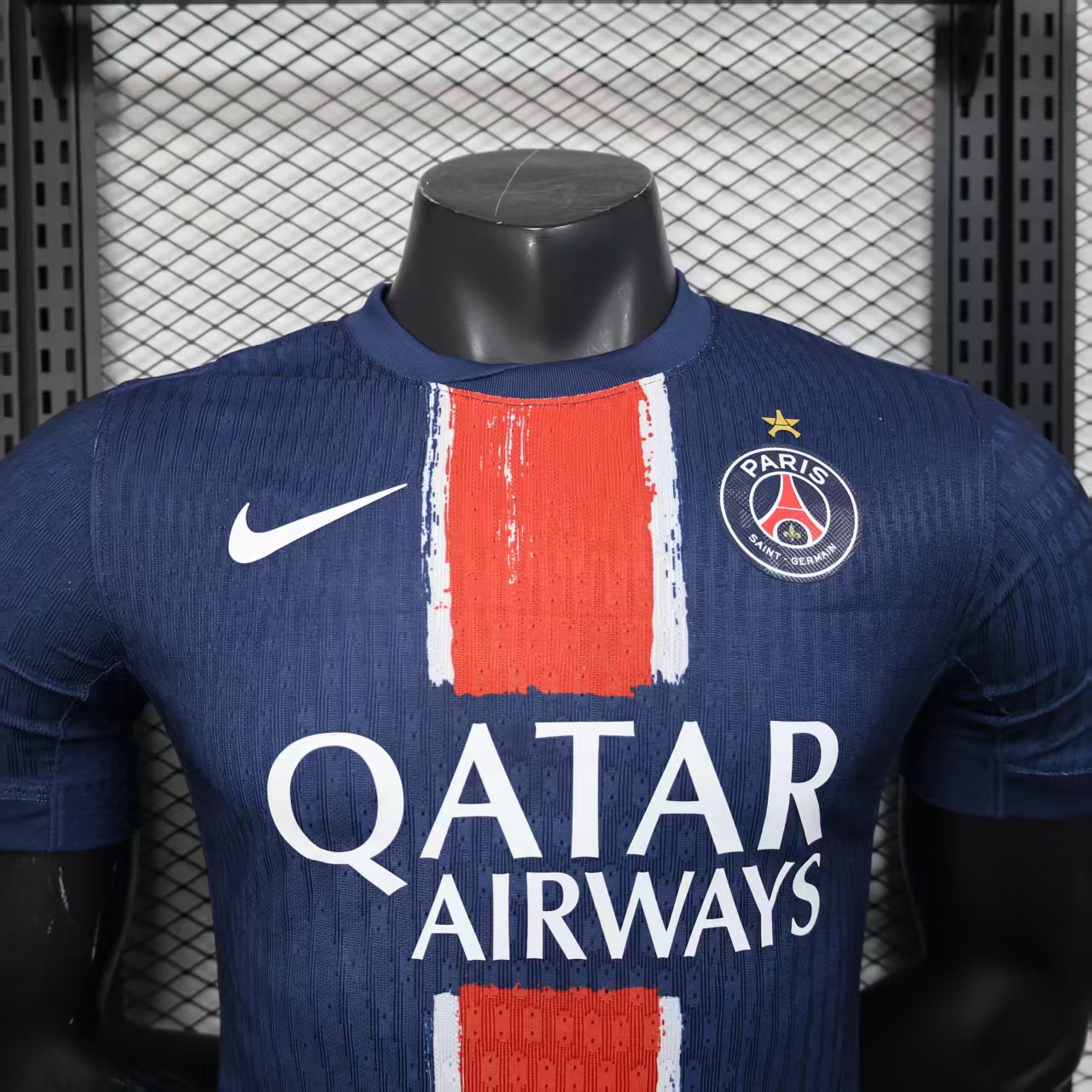 Champions of Europe Soccer Jersey PSG Home Shirt Player Version 2024-25