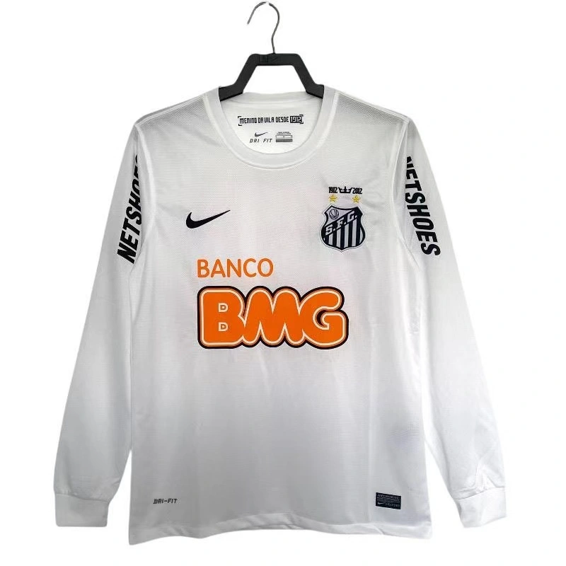Santos FC Retro Jersey Home Long Sleeves 2012-13