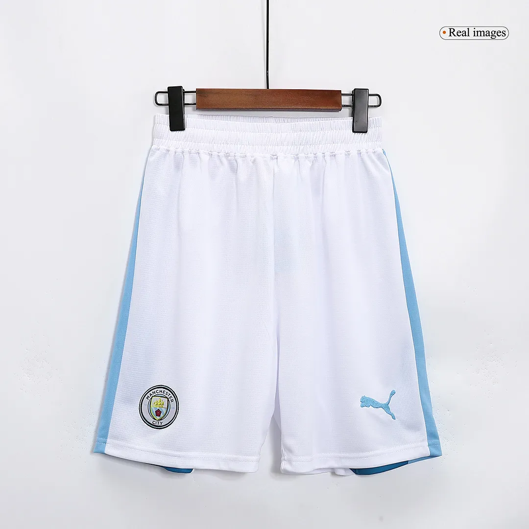 2023/24 Manchester City Home Whole Kit(Jersey+Shorts+Socks)