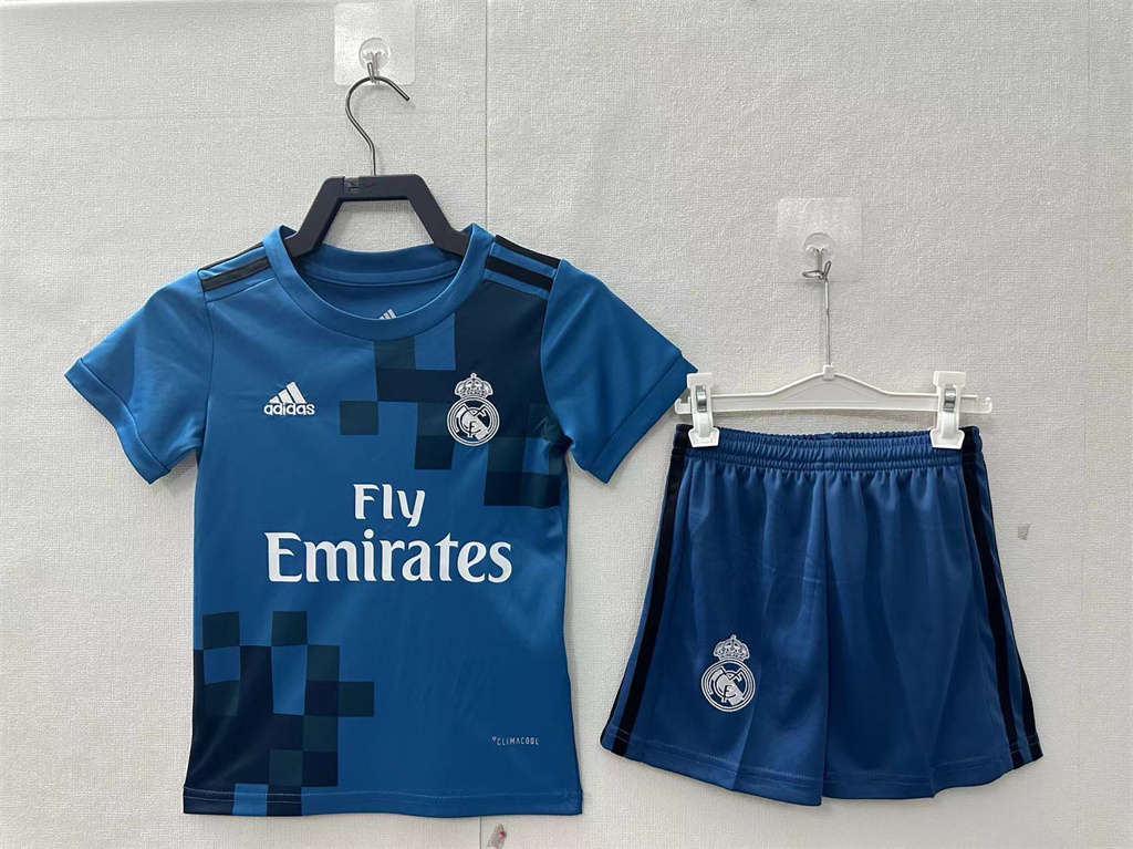 Real Madrid Third Retro Kids Jersey 17/18