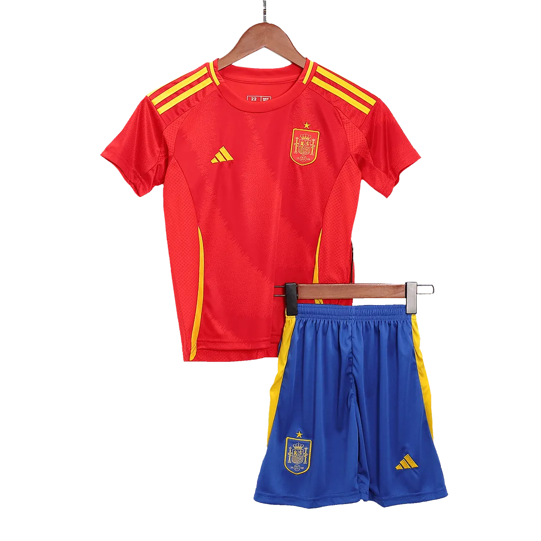 Kids Spain Home Kit EURO 2024 Youth Apparels