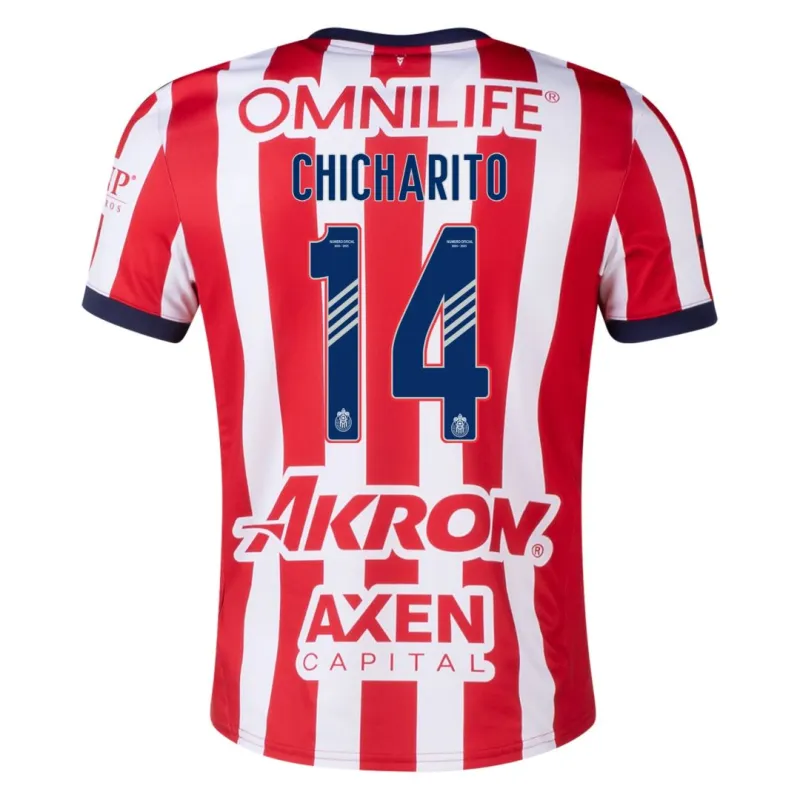 2024-25 Chivas Home CHICHARITO #14 C.COWELL #16 Soccer Jersey