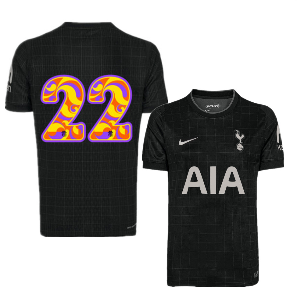 Tottenham Hotspur Away Man Jersey 25/26 Custom  SOUTH KOREA TOUR NUMBERS“