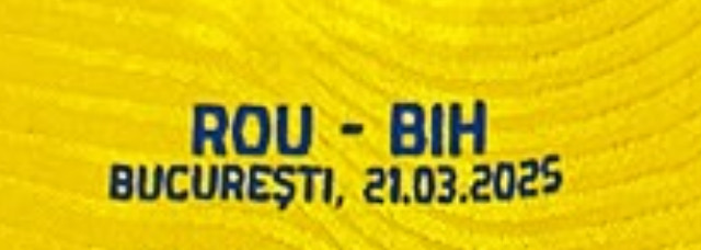 Romania's home football jersey for 2025-26 Fan version