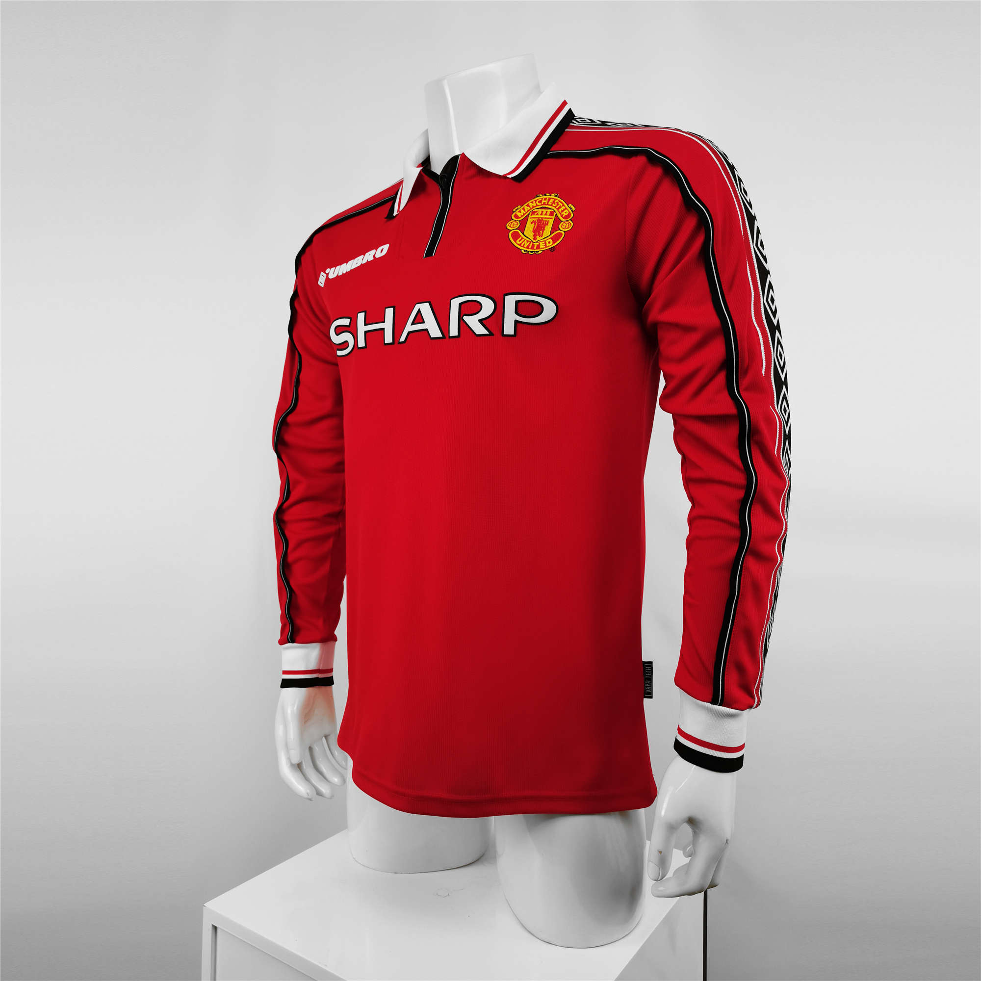 Manchester United Home Long Sleeve Retro Jersey 98/99