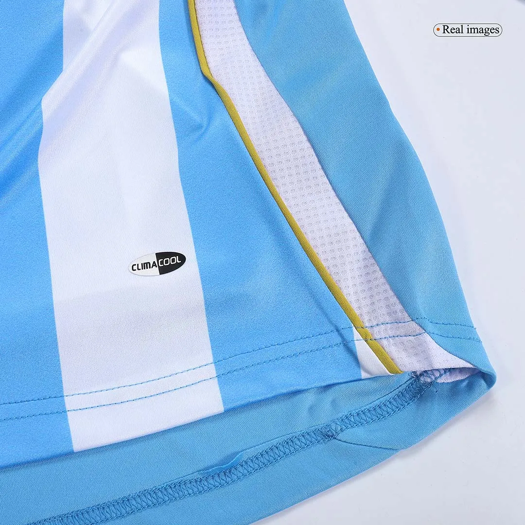 Retro Argentina Home Long Sleeve Jersey World Cup 2006