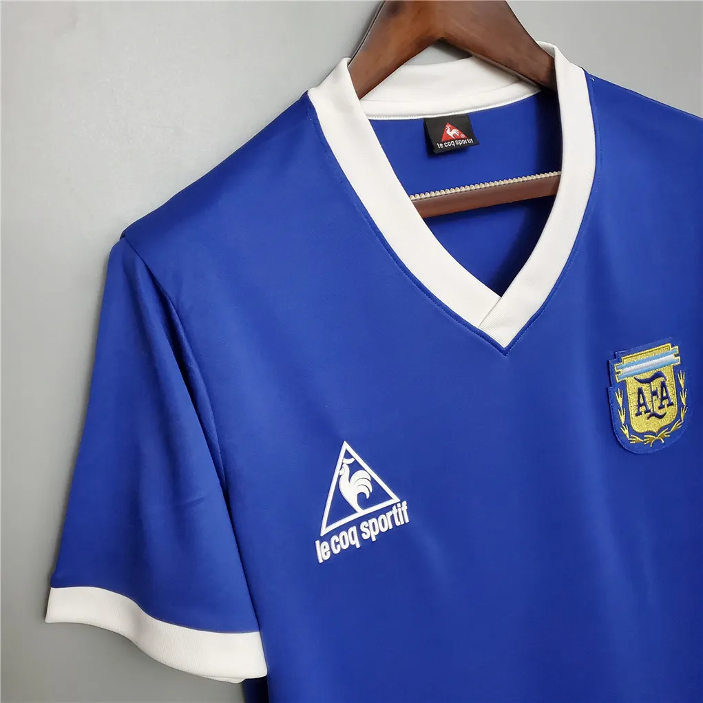 Argentina Retro Jersey Away World Cup 1986