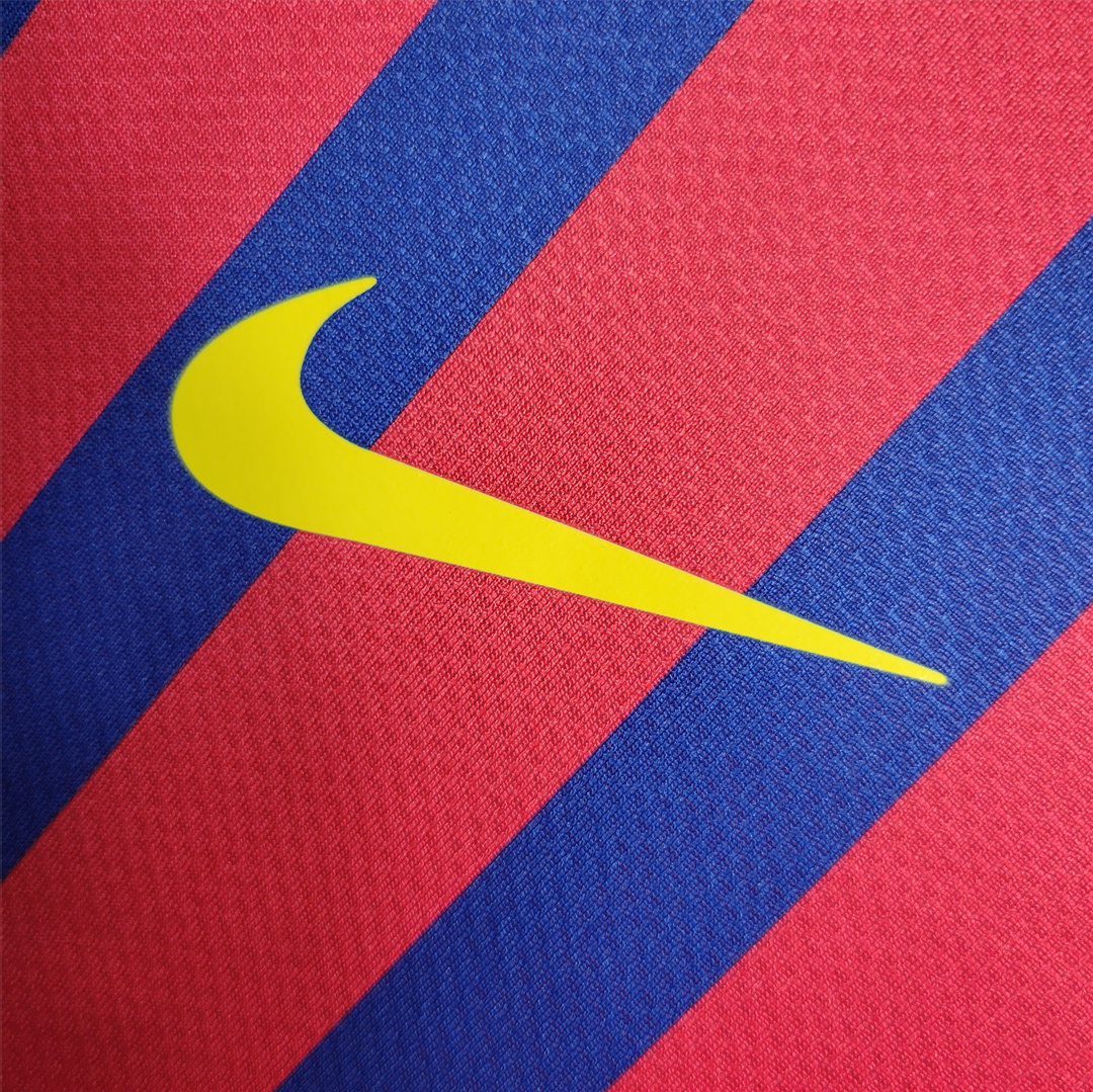 11-12 Barcelona Retro Jersey Home Soccer Shirt