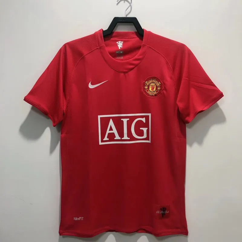 2007/08 Manchester United Retro Jersey Home