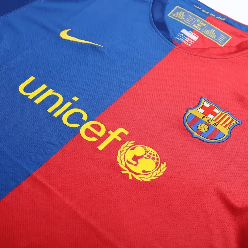 08-09 Barcelona Retro Jersey Home