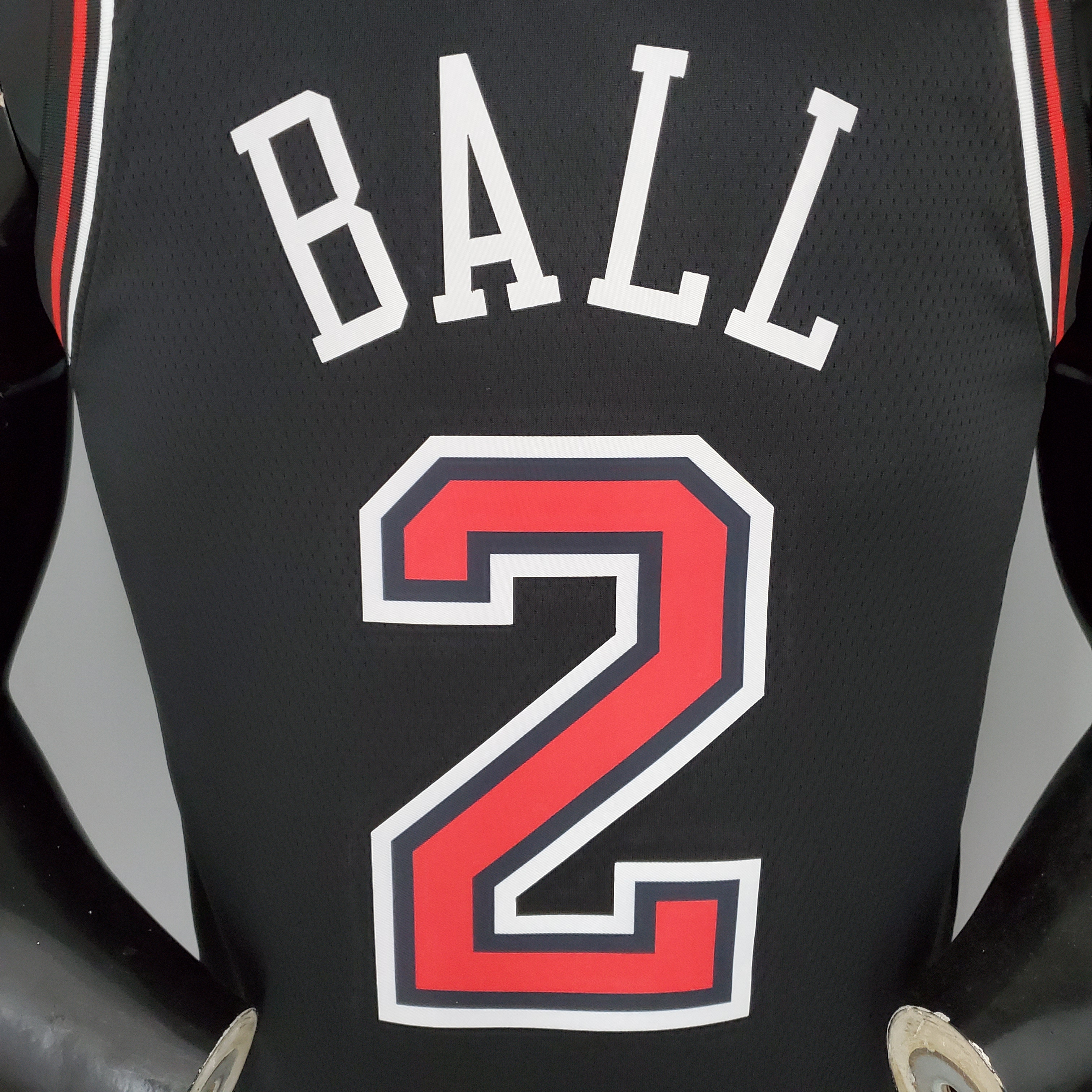 Lonzo Ball Chicago Bulls Swingman Jersey Black