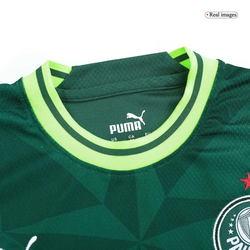 Kids SE Palmeiras 2023/24 Home Jersey Kit Replica