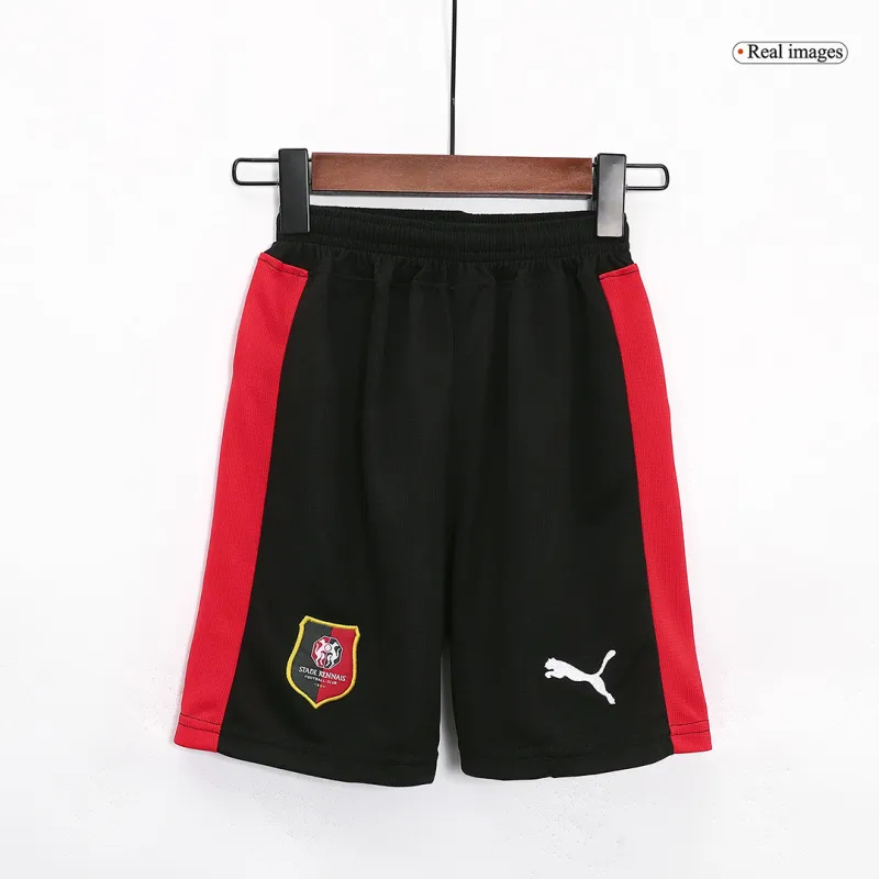 23-24 Kids Stade Rennais Home Kit Jersey+Short